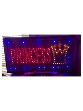 Led Sign Princess By Creative Motion